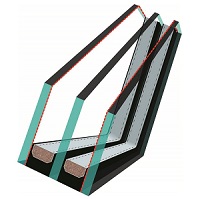 Комплект из 2-х окон FAKRO PTP-V U4 78x118 + фланец B2/1 EZV-P RAL 7022
