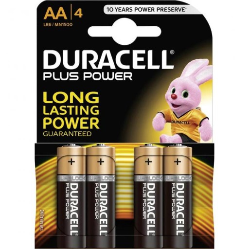 БАТАРЕЯ DURACELL AA LR06 R6 1,5 В, СУПЕРМОЩНАЯ ЩЕЛОЧНАЯ