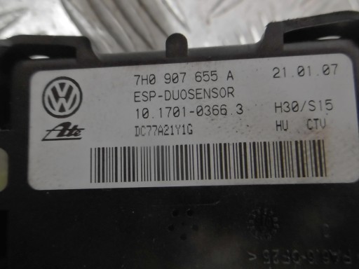 ДАТЧИК ESP 7H0907655A VW GOLF V PLUS 1.9 TDI BLS