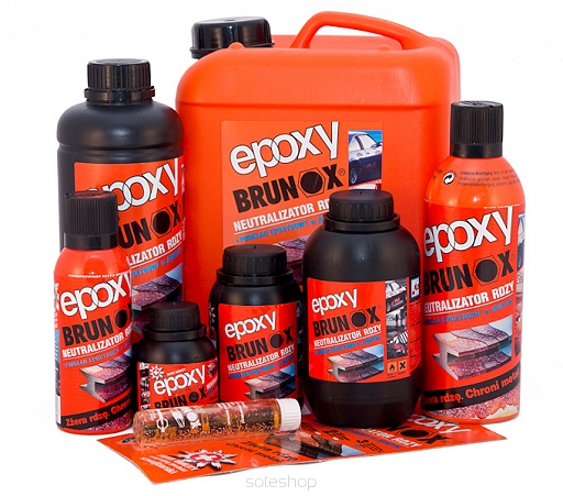 PODKŁAD NA RDZĘ BRUNOX Epoxy ODRDZEWIACZ 250ml