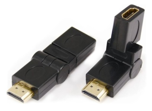 Адаптер Поворотный соединитель Угол 360 HDMI-HDMI M/F