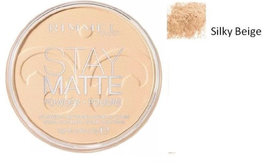 Матирующая пудра Rimmel STAY MATTE Silky Beige 005