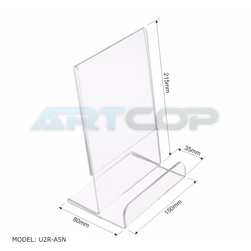 Подставка для листовок из плексигласа A5 U2R-N Устройство подачи