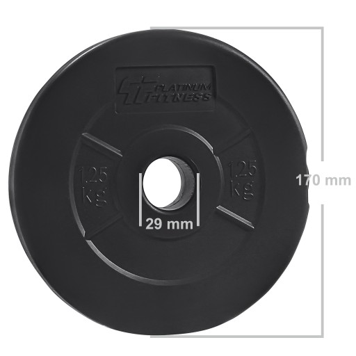 PLATINUM FITNESS ЧУГУН ВЕС 1,25 кг РУЛЬ PULSE PLATE