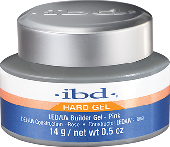 IBD Hard Gel Builder Gel Розовый светодиод/УФ 14 г (8399)