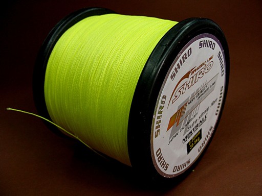 PLECIONKA MISTRALL SHIRO 0,23 mm /1000m ŻÓŁTA FLUO
