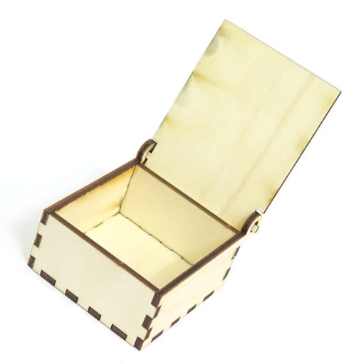 КОРОБКА КОРОБКА КОРОБКА ФАНЕРА 6x6x3см YD6