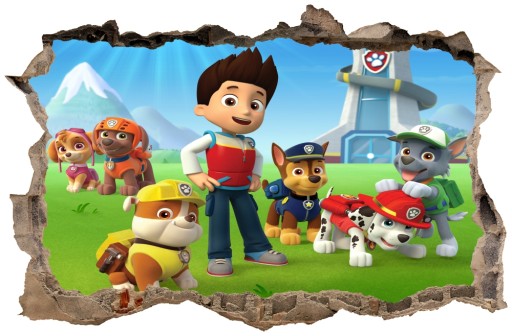 НАСТЕННЫЕ НАКЛЕЙКИ PAW PATROL лунка 58А 70х46 см