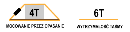 Лента транспортная для обвязки, 10м/4т, затяжка