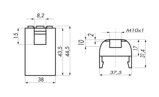 РОЗЕТКА ДЛЯ ЛАМПЫ EDISON ПЛАСТИКОВЫЙ ДЕРЖАТЕЛЬ E27 4A