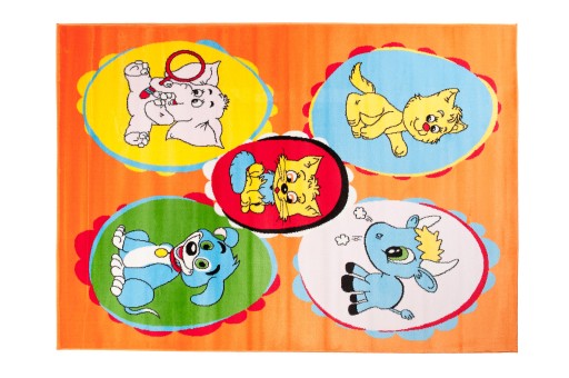 DYWAN FUN KIDS 160x220 DZIECI Kotek Piesek 660o