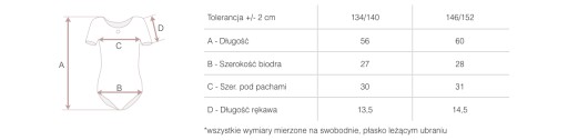 ГИМНАСТИЧЕСКИЙ БОДИ БАЛЕТ ДАНС ТАНЕЦ X1 ГР 134/140