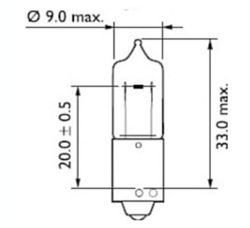 HY21W M-Tech BAW9S 12V H21W Лампа оранжевого цвета