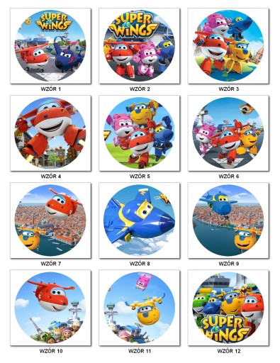 ТОРТ ТОРТ Super Wings Fairy Tale Самолеты 20см