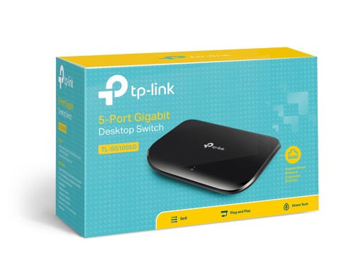 5-портовый гигабитный коммутатор TP-Link TL-SG1005D