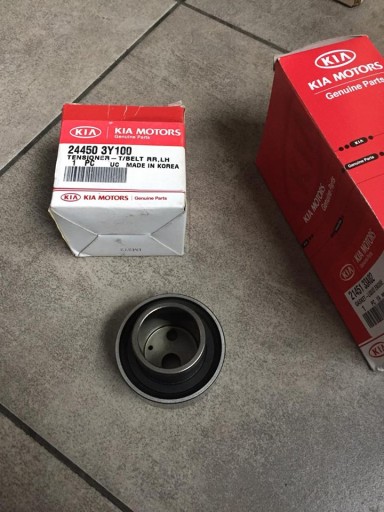 Kia oe 25283-03ha1 натяжитель паса катушка , фото