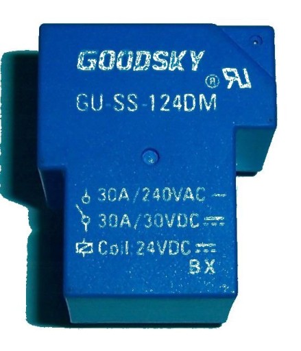 PRZEKAŹNIK cewka 24V 30A GU-SS-124DM (2040)