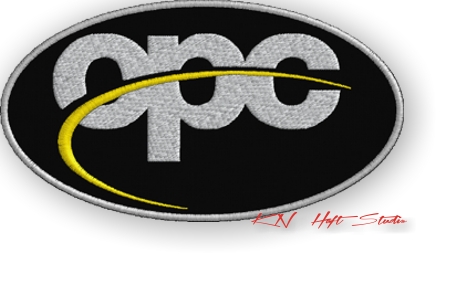 NASZYWKA termo - OPC logo 80mmx50mm HAFT tuning