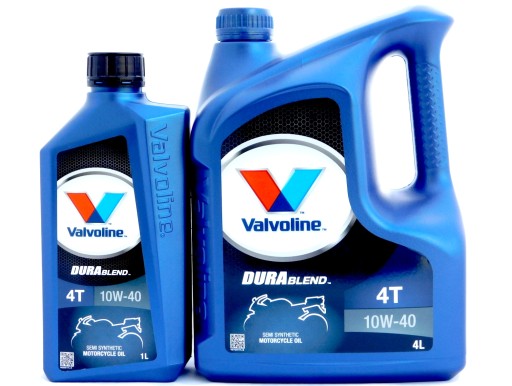 VALVOLINE DuraBlend 4T 10W40 5L MOTOCYKLOWY 4L +1L