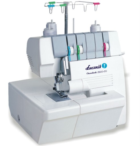 Owerlok overlock domowy mocny Łucznik 820D-3D renderka 3-nitki