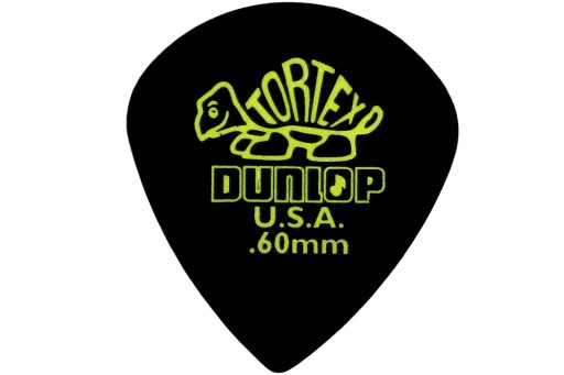 JIM DUNLOP TORTEX BLACK JAZZ kostka gitarowa .60mm