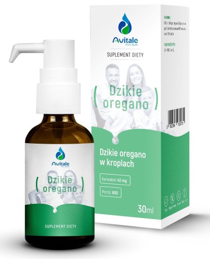 OLEJEK z DZIKIEGO OREGANO 100% CZYSTY 30ml AVITALE