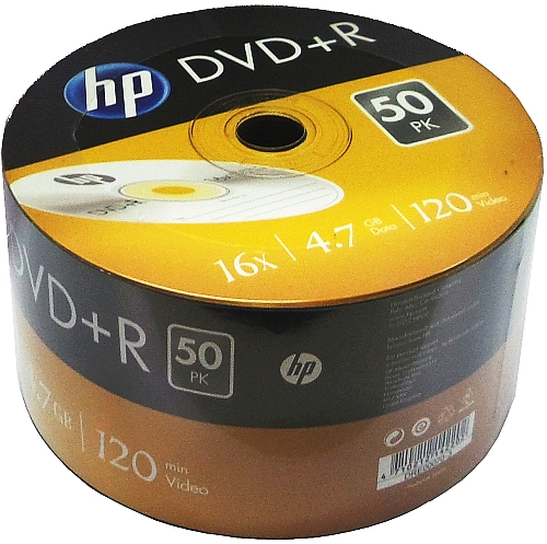 HP płyty DVD+R 4,7GB x16 Szp 50 Niezawodne