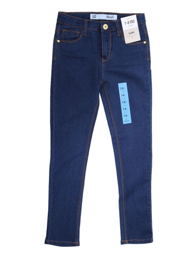 Jeansy dziewczęce Denim & Co. 128 cm OUTLET