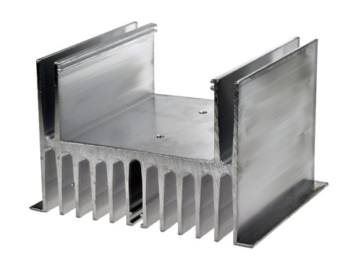 RADIATOR do SSR 1-fazowych 1K/W 100x124x80mm