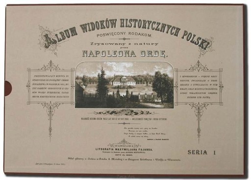 ORDA Napoleon Album Widoków Historycznych Polski Seria I 50 sztuk grafik