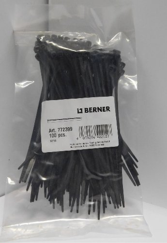 Opaska kablowa 2,5X100mm Berner 100szt/op MOCNE