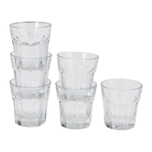 IKEA POKAL KIELISZEK 50 ML 6-SZTUK KIELISZKI FV