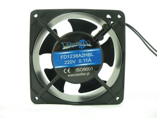 Wentylator 230V BESTFAN 120x38 mm 199 m3/h KULKOWY