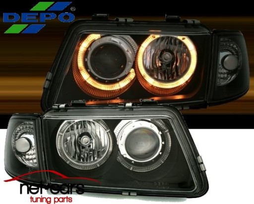 LAMPY REFLEKTORY FK AUDI A3 8L 94-99 ANGEL EYES B