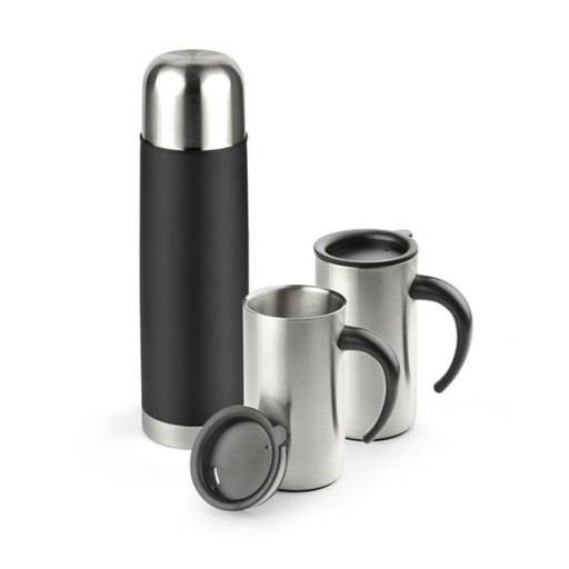 ZESTAW upominkowy Termos 500ml i 2 kubki 260ml box