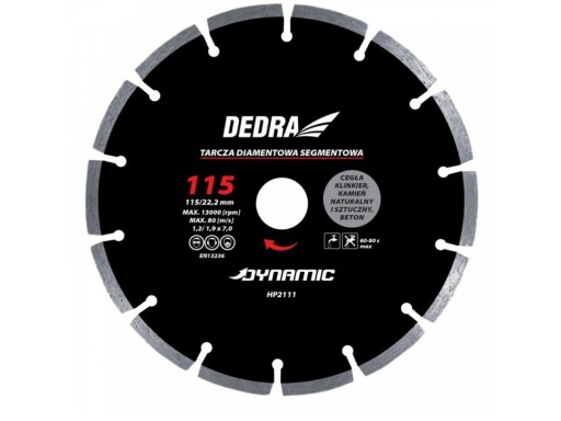 Dedra Diamond Dynamic S 230x22,2 HP2136