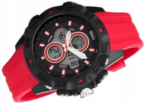 Zegarek DualTime XONIX Męski Multi LCD + Analog