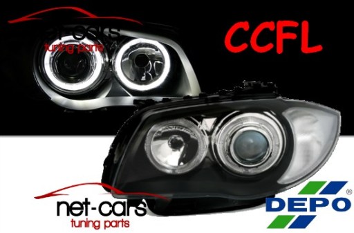 LAMPY REFLEKTORY BMW E81 E87 ANGEL EYES DEPO CCFL