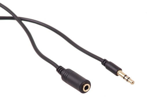 PRZEDŁUŻACZ MINI JACK M-F WTYK GNIAZDO STEREO 5M