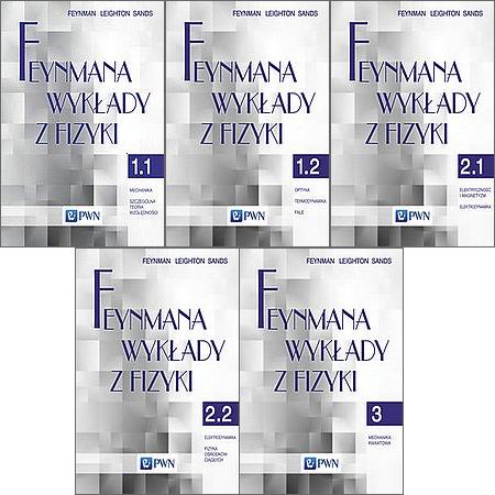 Feynmana wykłady z fizyki Tom 1-5 Komplet