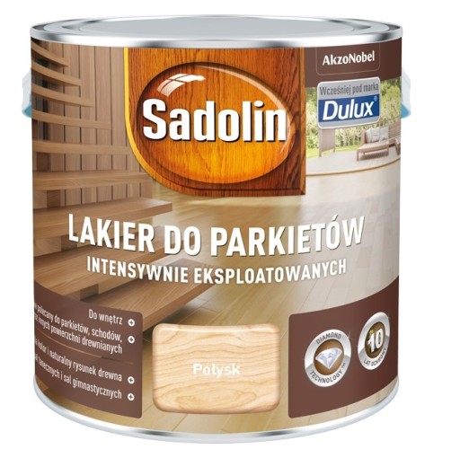 SADOLIN lakier do parkietów 2,5l Połysk DIAMOND