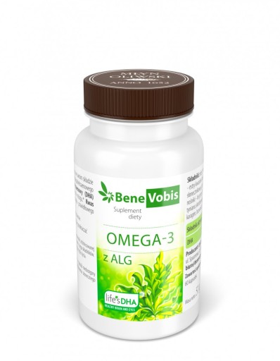 OMEGA-3 z ALG life's DHA WEGE ALGI 60 kapsułek