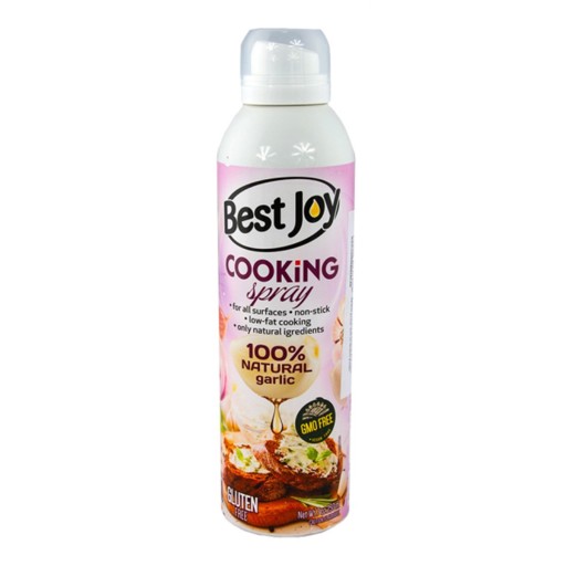 BEST JOY COOKING SPRAY OLEJ W SPRAYU CZOSNEK 0kcal