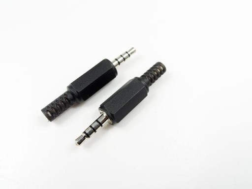 wtyk mini jack 3,5mm stereo na kabel 4 polowy