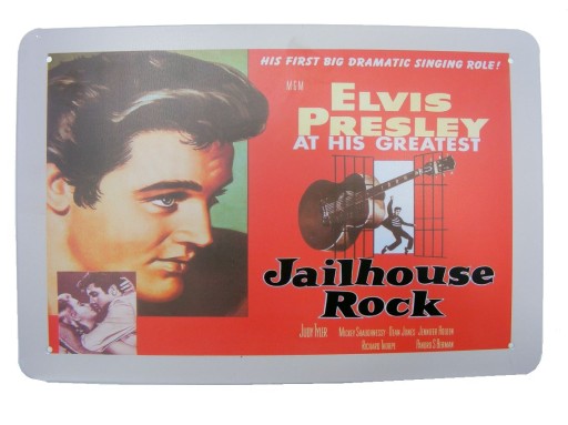 ELVIS PRESLEY METALOWY SZYLD RETRO PLAKAT