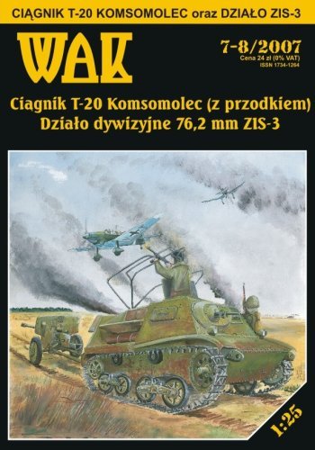 1:25 Ciągnik T-20 Komsomolec WAK 7-8/2007