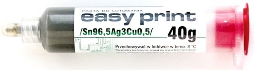 Pasta lutownicza EASY PRINT Sn96,5/Ag3/Cu0,5 _ 40g