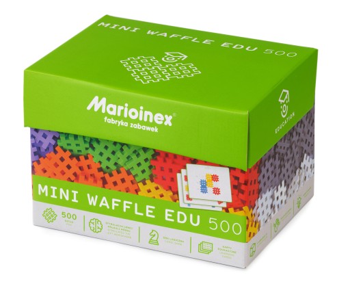 MARIOINEX Klocki Mini Waffle Wafle 500 el. EDU