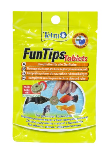 TETRA FUN TIPS 20 TABLETEK PRZYKLEKJANYCH NA SZYBĘ