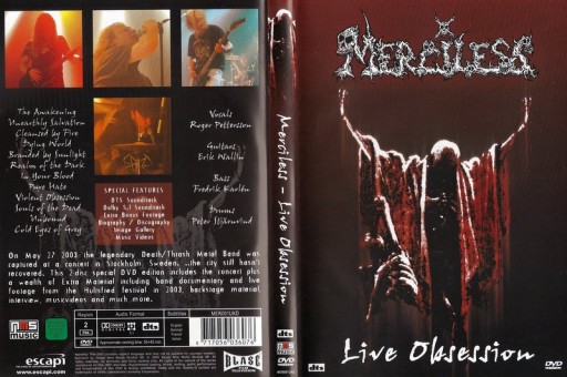 ^ Merciless LIVE OBSESSION || 2 DVD